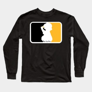 Pirate Parrot Mascot Major League Brews Long Sleeve T-Shirt